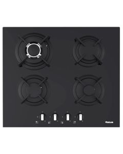 Plaque de Cuisson FOCUS F4015BS 4 Feux 60 cm - Noir