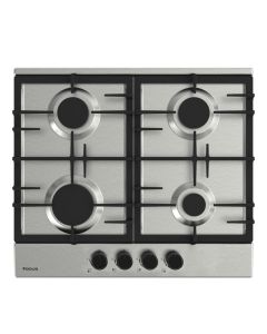 Table de Cuisson Encastrable FOCUS F408X 4 Feux 60 cm - Inox