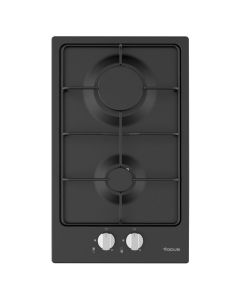 Plaque de Cuisson Encastrable FOCUS F813B 2 Feux 30cm - Noir