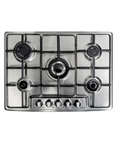 Plaque de Cuisson Gaz BIOLUX 7550 X - 5 Foyers - 75 cm - Inox