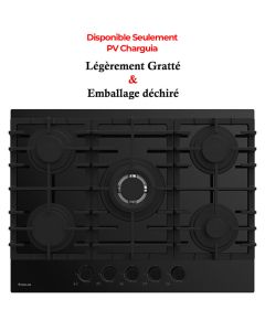 Plaque de Cuisson Gaz Focus 70cm 5 Foyers Triple Couronne