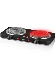 Réchaud Électrique Double RAF R-8020 2000 Watts