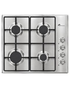 Plaque Encastrable MONTBLANC 60 cm 4 Foyers à Gaz Inox