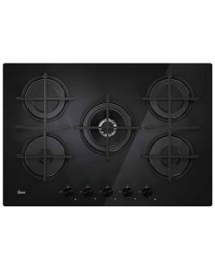 Plaque de Cuisson HOOVER HVG74K3B 5 Feux 75 cm - Noir