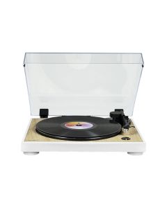 Platine Vinyle Design THOMSON TT301 - Blanc&Bois