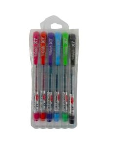 Pochette de 6 Stylos KRISH - Assortis