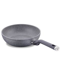 Poêle Wok KORKMAZ Palma 24 cm - Gris