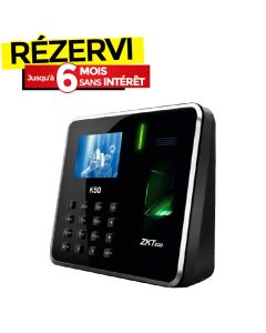 Pointeuse À Empreintes Digitale ZKTECO K50 Avec Batterie intégrée - Noir