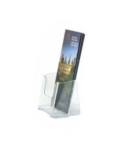 Porte Brochure FAIBO A6 - 1 Compartiment Plastique Transparent