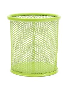  Pot à Stylo Rond Métal - Vert Pistache(802VERT)