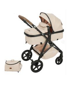 Poussette Convertible Landau KIDILO K08 - Beige