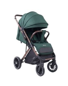 Poussette Kidilo 6530 Alu 0-36 Mois Ceinture 5 Points Vert