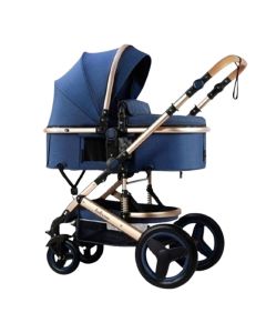 Poussette Landau BELECOO 530-W - Bleu