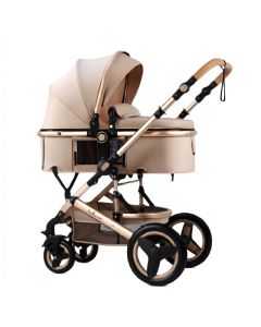 Poussette Landau BELECOO 530-W Beige | Confort & Sécurité