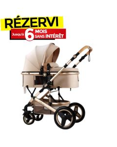 Poussette Landau BELECOO 530-W - Beige
