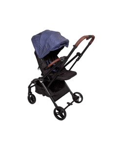 Poussette Pour Bébé KOALA Réversible - Noir&Bleu