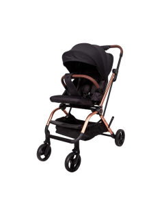 Poussette Pour Bébé KOALA Réversible - Noir&Gold