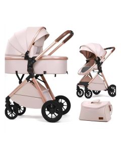 Poussette Valise KIDILO V8G Pliable - Beige