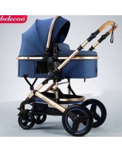 Poussette Landau BELECOO 530-W - Bleu