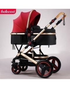 Poussette Landau BELECOO 530-W - Rouge&Noir