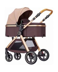 Poussette Landau BELECOO X1-D - Beige