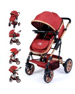Poussette Landau BEBE CONFORT JX562T-WD - Rouge