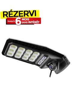 Projecteur solaire avec caméra de sécurité 2MP