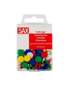 Punaises De Dessin SAX couleur - 80 Piéces