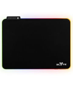 Tapis de souris Gamer ELYTE RGB 300X400X3 - Noir