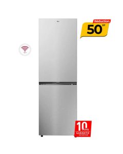 Réfrigérateur Combiné HOOVER HONCQ2T618EX 355Litres NoFrost - Inox