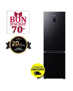 Réfrigérateur Combiné SAMSUNG RB34C673EB 355L NoFrost - Noir