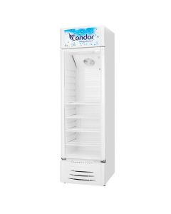 Réfrigérateur Vitrine Condor 318L DeFrost Blanc