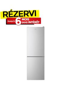 Réfrigérateur Combiné CANDY CCE3T618FSD 342 Litres NoFrost - Silver