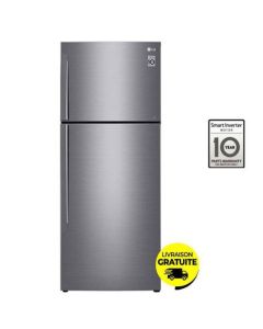 Réfrigérateur Inverter LG GL-C502HLCL 438 Litres NoFrost - Inox 