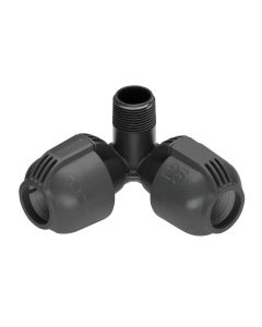 Raccord D'angle GARDENA 25 mm x 20/27 (3/4") mâle - 2783-20