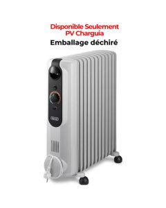 Radiateur Bain d'Huile DELONGHI TRRSE1225 2500W 12Éléments - Blanc