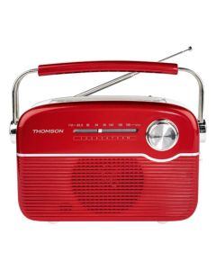 Radio Portable THOMSON RTS450BT Solaire Bluetooth Rouge