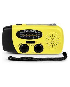 Radio Portable THOMSON RT260 Solaire FM Jaune