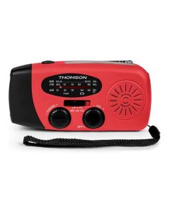 Radio Portable THOMSON RT260 Solaire FM AM Rouge
