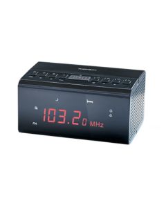 Radio Réveil Noir THOMSON CR50 Avec Double Alarme