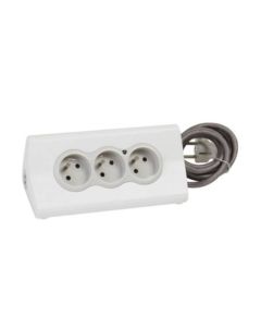 Rallonge Multiprises LEGRAND 3 2P+T +2USB+ Suptablette