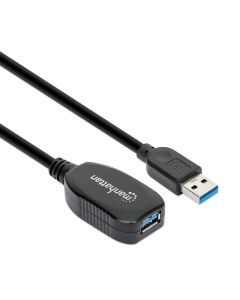 Rallonge Active USB 3.0 Manhattan SuperSpeed Extension 5M Noir