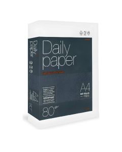 Rame Papier DAILY PAPER A4 80g/m² – 500 Feuilles Blanc