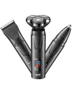 Rasoir Rechargeable 3EN1 RAF R-11203 - Noir