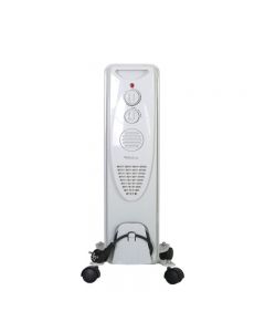 Radiateur Bain d'Huile BIOLUX RB-1502 7 Éléments 1500W - Blanc