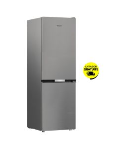 Réfrigérateur Combiné 6éme Sens WHIRLPOOL WBMF605372XNA 250L - Inox