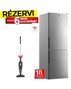 Réfrigérateur Combiné HOOVER HOCE4T618EX 341 Litres NoFrost - Inox