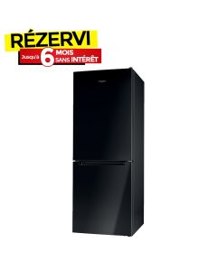 Réfrigérateur Combiné WHIRLPOOL WFNF81EK 360 Litres NoFrost – Noir