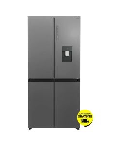 Frigo Side By Side HOOVER HHCR3818EWPL 463L NoFrost - Silver