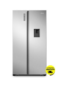 Réfrigérateur Side By Side Inverter HISENSE RS3P518NMC 519L NoFrost - Inox